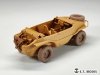 E.T. Model P35-136 WWII German Schwimmwagen Type166 Sagged wheels Wide For TAMIYA Kit 1/35